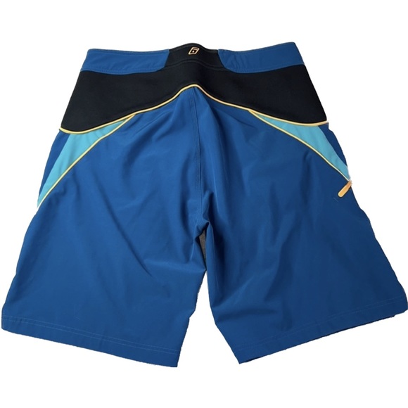 🎯🎉HP🎉 Level Six Boardshort Blue Size 30 No Lining - Picture 2 of 10